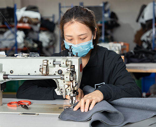 BMS furniture manufacturing fabric sewing