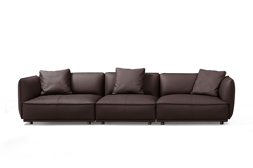 purple leather sofa harveys