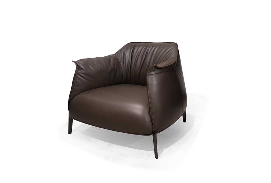 Leather Armchair Furry | bmscasa